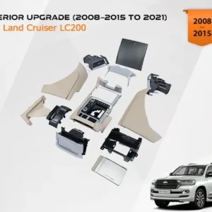 White Interior Upgrade Kit for Toyota Land Cruiser LC200 (2008–2015 to 2021 Conversion)